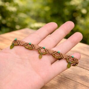Tobillera Macramé Élfica Boho